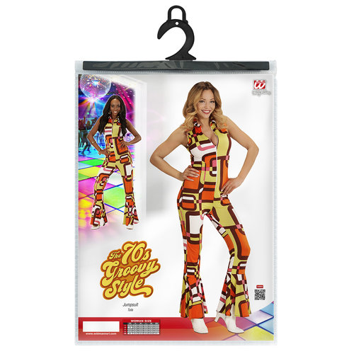groovy 70's dames jumpsuit, buizen s