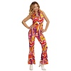 groovy 70's dames jumpsuit, orchidee s