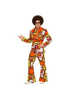 groovy 70's heren kostuum, buizen s