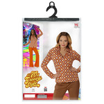 groovy 70's dames shirt, ruit s/m