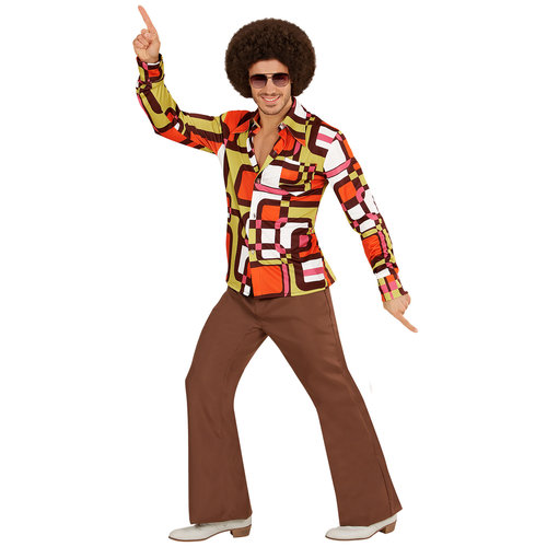 groovy 70's heren shirt, buizen s/m
