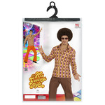 groovy 70's heren shirt, lp's s/m