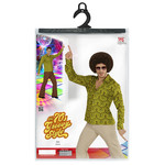 groovy 70's heren shirt, behang s/m