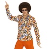 groovy 70's heren shirt, luchtbellen s/m
