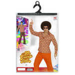 groovy 70's heren shirt, ruit s/m