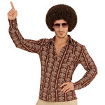 groovy 70's heren shirt, old school s/m