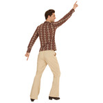 groovy 70's heren shirt, old school s/m