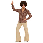 groovy 70's heren shirt, old school s/m