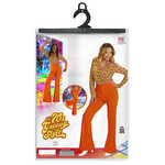 groovy 70's dames broek, oranje s/m