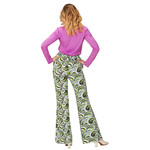 groovy 70's dames broek, golven s/m