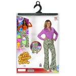 groovy 70's dames broek, golven s/m