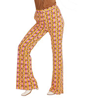 groovy 70's dames broek, lp's s/m