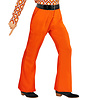 groovy 70's heren broek, oranje s/m