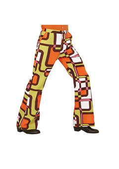 groovy 70's heren broek, buizen s/m