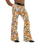groovy 70's heren broek, luchtbellen s/m