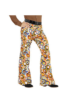 groovy 70's heren broek, luchtbellen s/m