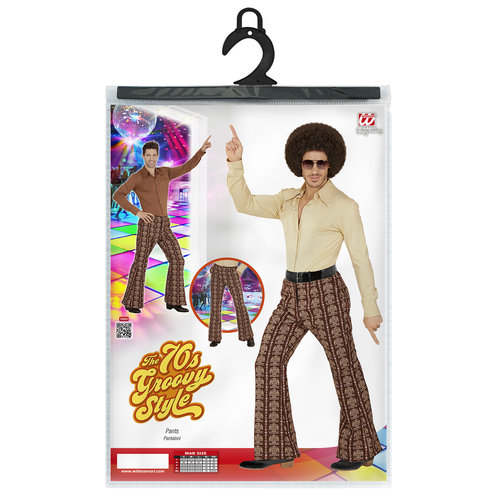 groovy 70's heren broek, olschool s/m