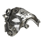halfgezichtmasker steampunk, zilver