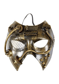 steampunk masker, koper