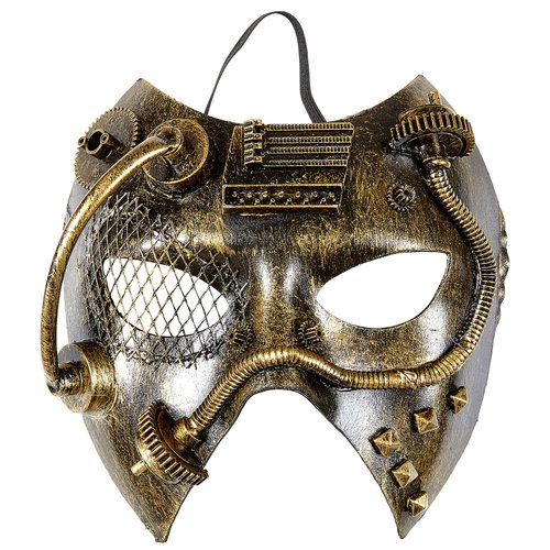 steampunk masker, koper
