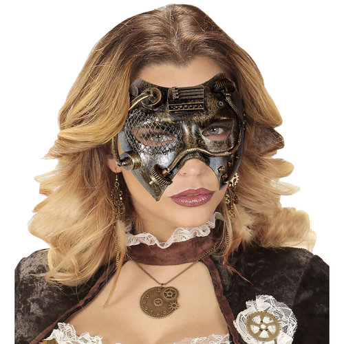 steampunk masker, koper