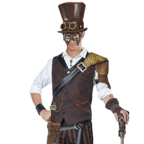 steampunk masker, koper