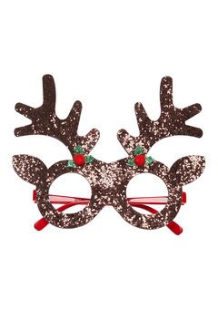 rendier bril glitter