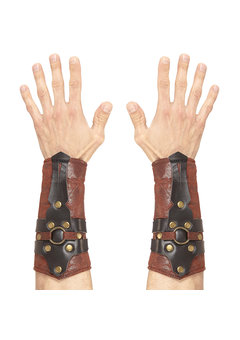 lederlook armbedekking romein/griek