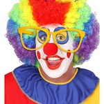 grote clownsbril, geel