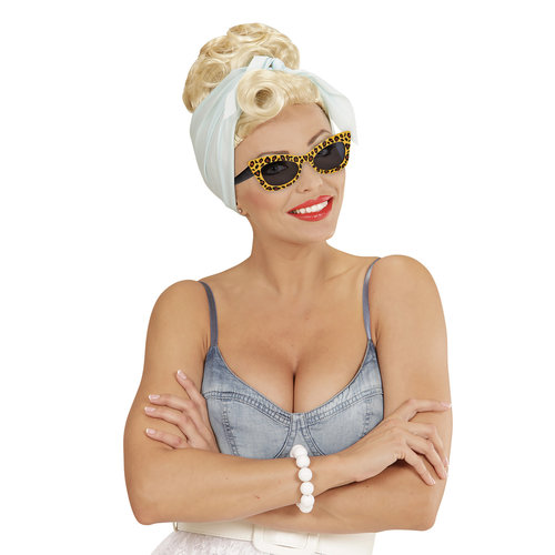 bril, pin up luipaard