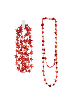 sterrenketting, rood 210cm