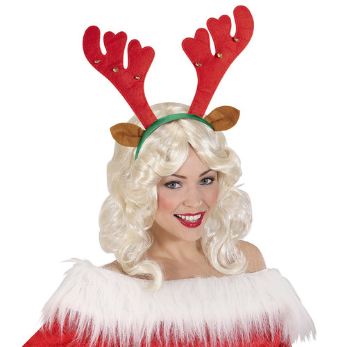 hoofdband rendier met belletjes en oren