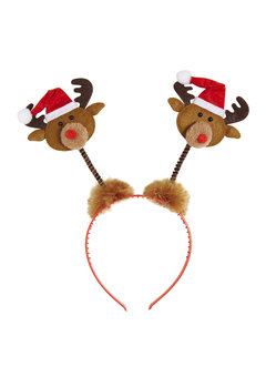 hoofdband met kerstman muts