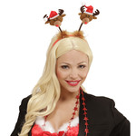 hoofdband met kerstman muts