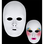 luxe unisex beschilderbaar wit masker