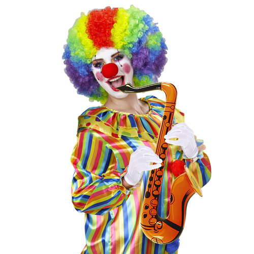 opblaasbare saxefoon oranje