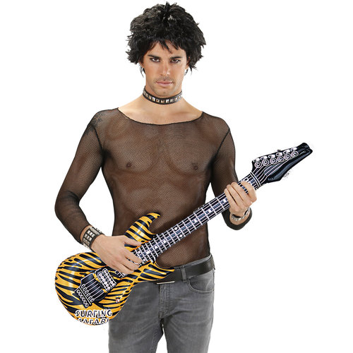 opblaasbare gitaar 107cm, dierprint