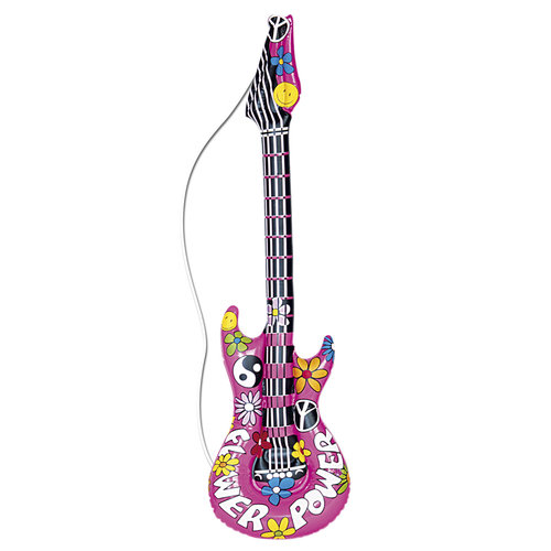 opblaasbare gitaar hippie 105cm