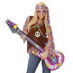 opblaasbare gitaar hippie 105cm