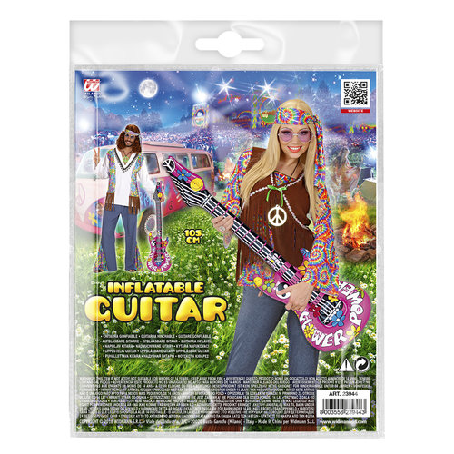 opblaasbare gitaar hippie 105cm
