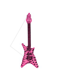 opblaasbare gitaar 107cm, rock