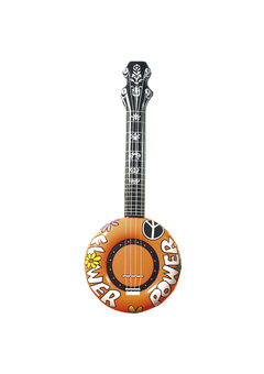 opblaasbare banjo, 100cm oranje
