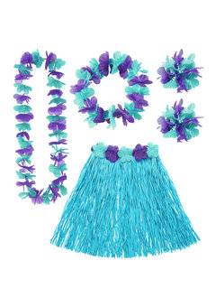 hawaii set blauw