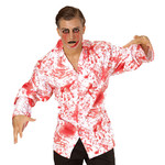 pvc masker, bloedende ogen