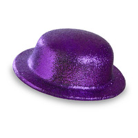 glitter bolhoed, paars