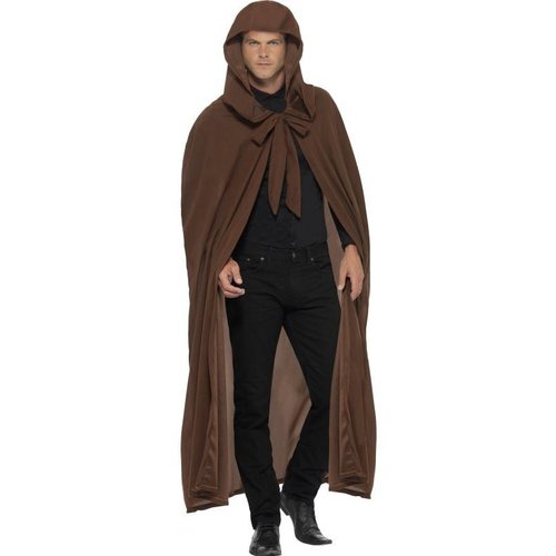 Bruine cape grafgraver kostuum