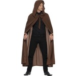 Bruine cape grafgraver kostuum