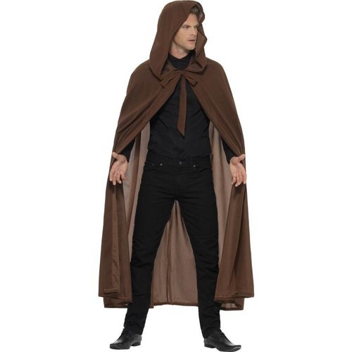 Bruine cape grafgraver kostuum