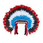 luxe hoofdtooi indiaan met marabou