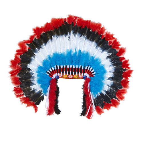 luxe hoofdtooi indiaan met marabou